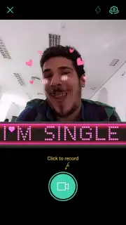 BiuBiu-Selfie Sticker Video captura 7