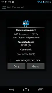 Wifi Password(ROOT) captura 1