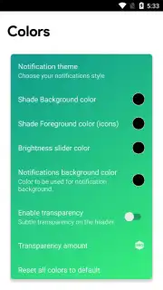 Power Shade: Notification Bar Changer & Manager captura 10