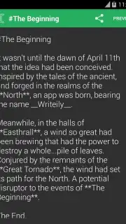 Writeily: Markdown Text Editor captura 4
