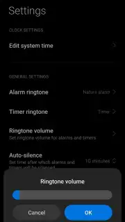 MIUI Clock captura 3
