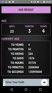 Age Calculator offline pro captura 3