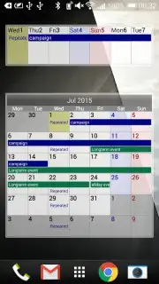 Calendar Pad captura 1