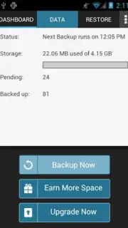 G Cloud Backup captura 10