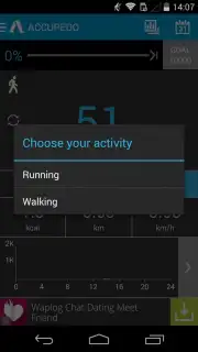 Accupedo Pedometer captura 2