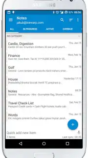 Tasks & Notes captura 3