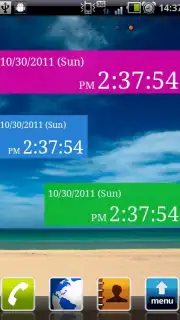 Seconds Clock Widget captura 3