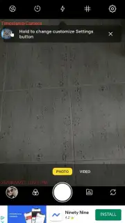 Timestamp Camera captura 8