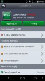 Comodo Security & Antivirus captura 6