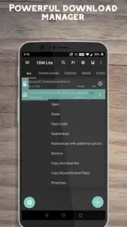 1DM Lite: Browser & Downloader captura 1