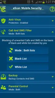 eScan Mobile Security captura 7