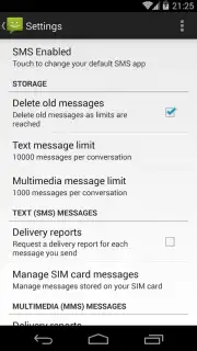 SMS Messaging (AOSP) captura 2