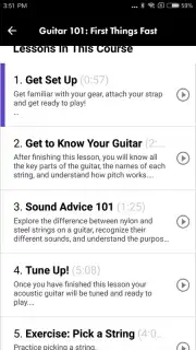 Fender Play captura 4