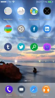 Circle 8 Launcher captura 1