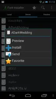 Font Installer captura 2