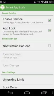 Smart App Lock captura 5