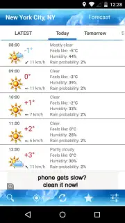 ForecaWeather captura 1