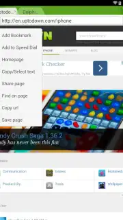 Dolphin Browser Mini captura 2