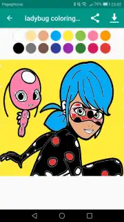 Coloring Ladybug & Blackcat captura 4