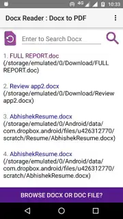 Docx Reader captura 2