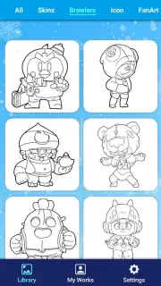 Coloring Brawl Stars captura 9