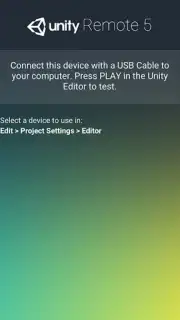 Unity Remote 5 captura 2