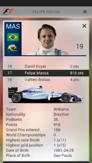 Official F1 ® App captura 6
