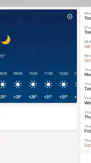 Yandex.Weather captura 2