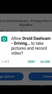 Droid Dashcam - Driving video recorder captura 4