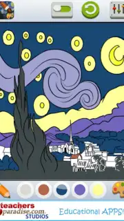 Vincent van Gogh Coloring Book captura 15