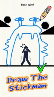 Save Stickman:Tricky Puzzle captura 1