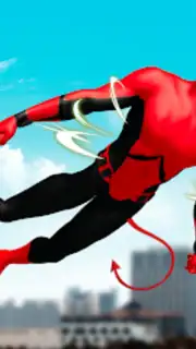 Spider Rope Hero - Flying Hero captura 1