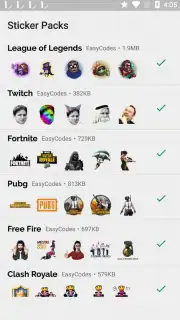 WAStickerApps - Games stickers for Whatsapp captura 1