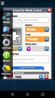 Card Creator for Clash Royale captura 4