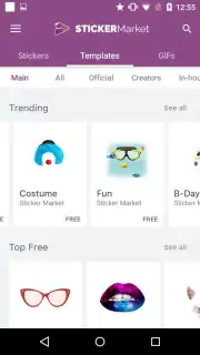 Sticker Market captura 5