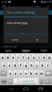 Jelly Bean Keyboard 4.3 captura 9