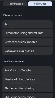 Google Play services captura 22