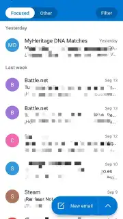 Microsoft Outlook captura 1