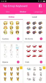 Tap Emoji Keyboard captura 7