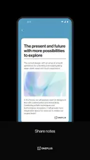 OnePlus Notes captura 2