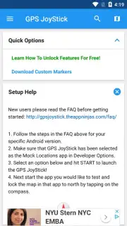 Fake GPS Location - GPS JoyStick captura 8