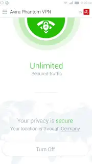 Avira Phantom VPN captura 10
