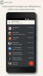 Silent Phone captura 6