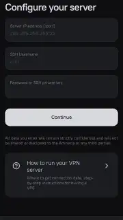 Amnezia VPN captura 11
