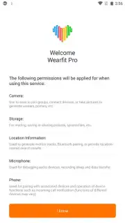 Wearfit Pro captura 1