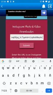 Insta Fb Downloader -Image video downloader captura 3