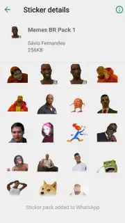 Brazil Funny Memes - Stickers Whatsapp captura 5