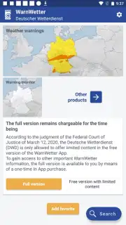 WarnWetter captura 14