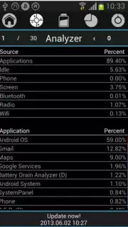 Battery Drain Analyzer captura 1