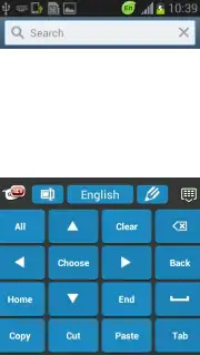 Keyboard for Galaxy S4 captura 2